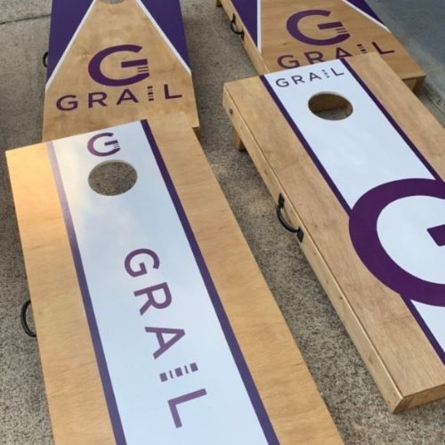 Grail-Custom-Cornhole-For-Companies Custom Cornhole